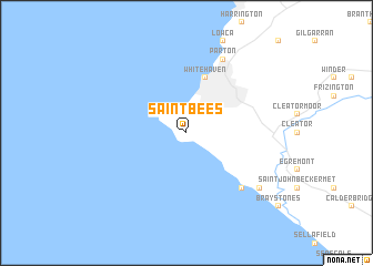 map of Saint Bees