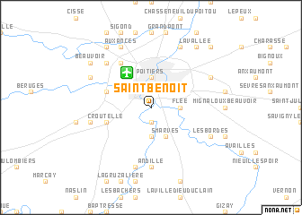 map of Saint-Benoît