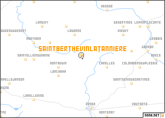 map of Saint-Berthevin-la-Tannière