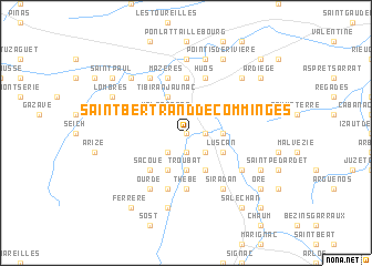 map of Saint-Bertrand-de-Comminges