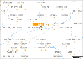 map of Saint-Bihy