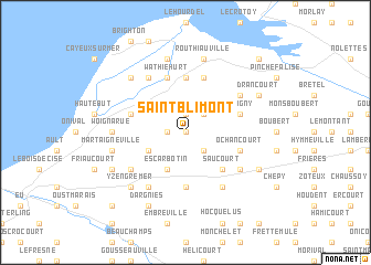 map of Saint-Blimont