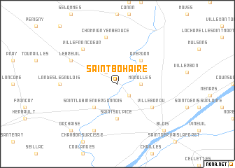 map of Saint-Bohaire