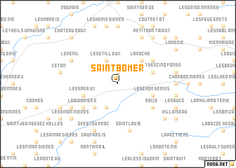 map of Saint-Bomer