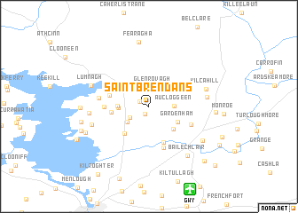 map of Saint Brendanʼs