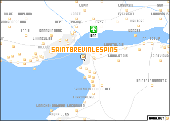 map of Saint-Brévin-les-Pins