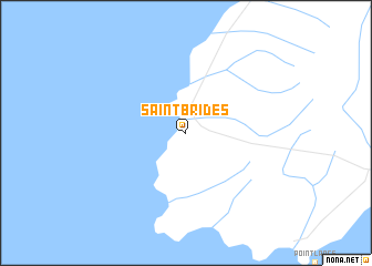 map of Saint Brideʼs