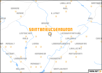 map of Saint-Brieuc-de-Mauron