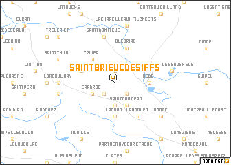 map of Saint-Brieuc-des-Iffs