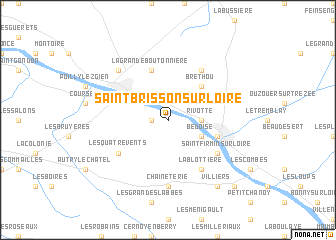 map of Saint-Brisson-sur-Loire