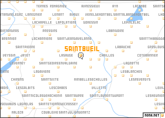 map of Saint-Bueil