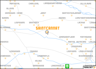 map of Saint-Cannat