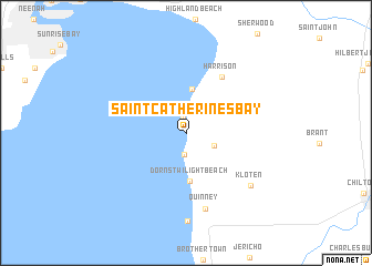 map of Saint Catherines Bay