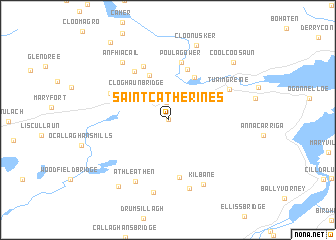 map of Saint Catherines