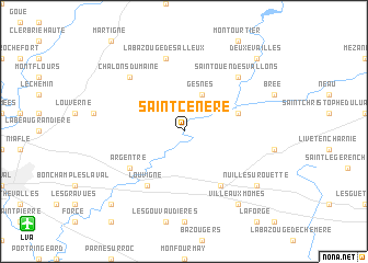 map of Saint-Céneré