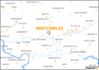 map of Saint Charles