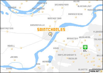 map of Saint Charles