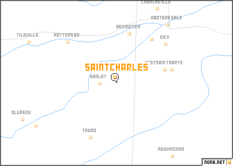 map of Saint Charles