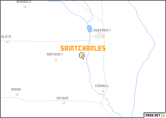 map of Saint Charles