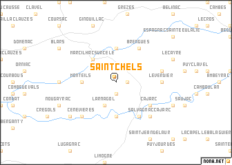 map of Saint-Chels