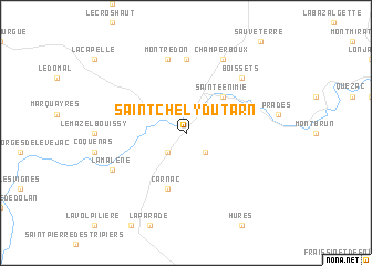 map of Saint-Chély-du-Tarn