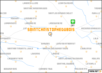 map of Saint-Christophe-du-Bois