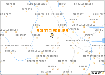 map of Saint-Ciergues