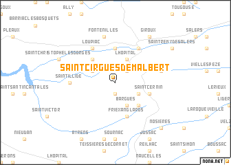 map of Saint-Cirgues-de-Malbert