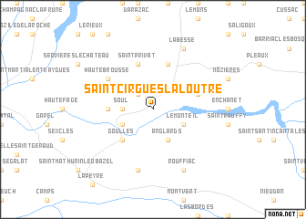 map of Saint-Cirgues-la-Loutre