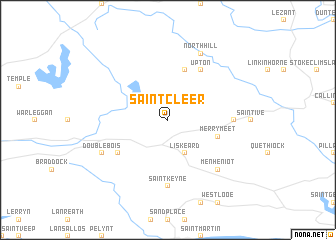 map of Saint Cleer