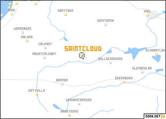 map of Saint Cloud