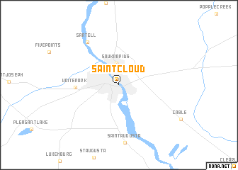 map of Saint Cloud