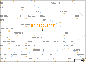 map of Saint-Coutant