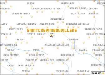map of Saint-Crépin-Ibouvillers
