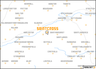map of Saint Cross