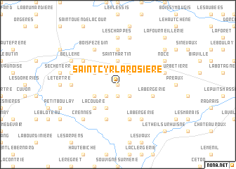 map of Saint-Cyr-la-Rosière