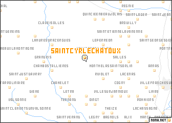 map of Saint-Cyr-le-Chatoux