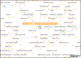 map of Saint Cyr-sous-Dourdan