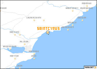 map of Saint Cyrus