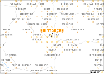 map of Saint DʼAcre