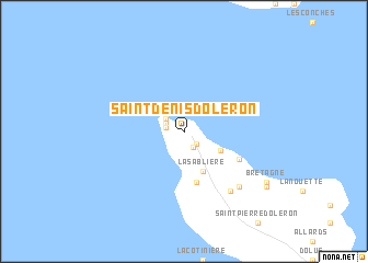 map of Saint-Denis-dʼOléron