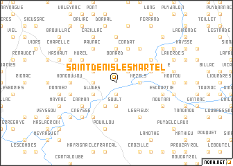 map of Saint-Denis-lès-Martel