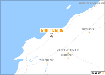 map of Saint-Denis