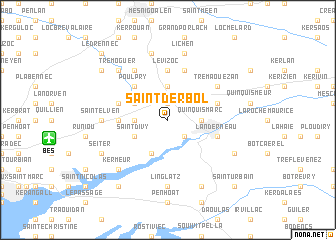 map of Saint-Derbol