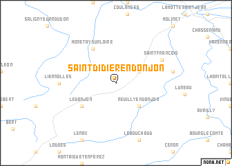 map of Saint-Didier-en-Donjon