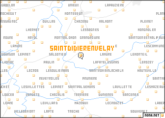 map of Saint-Didier-en-Velay