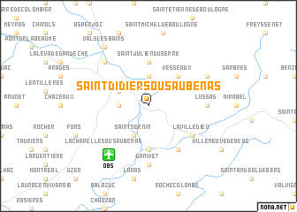 map of Saint-Didier-sous-Aubenas