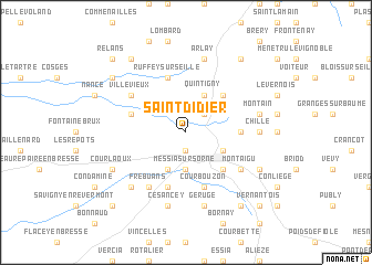 map of Saint-Didier