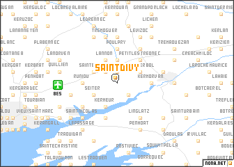 map of Saint-Divy