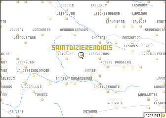 map of Saint-Dizier-en-Diois